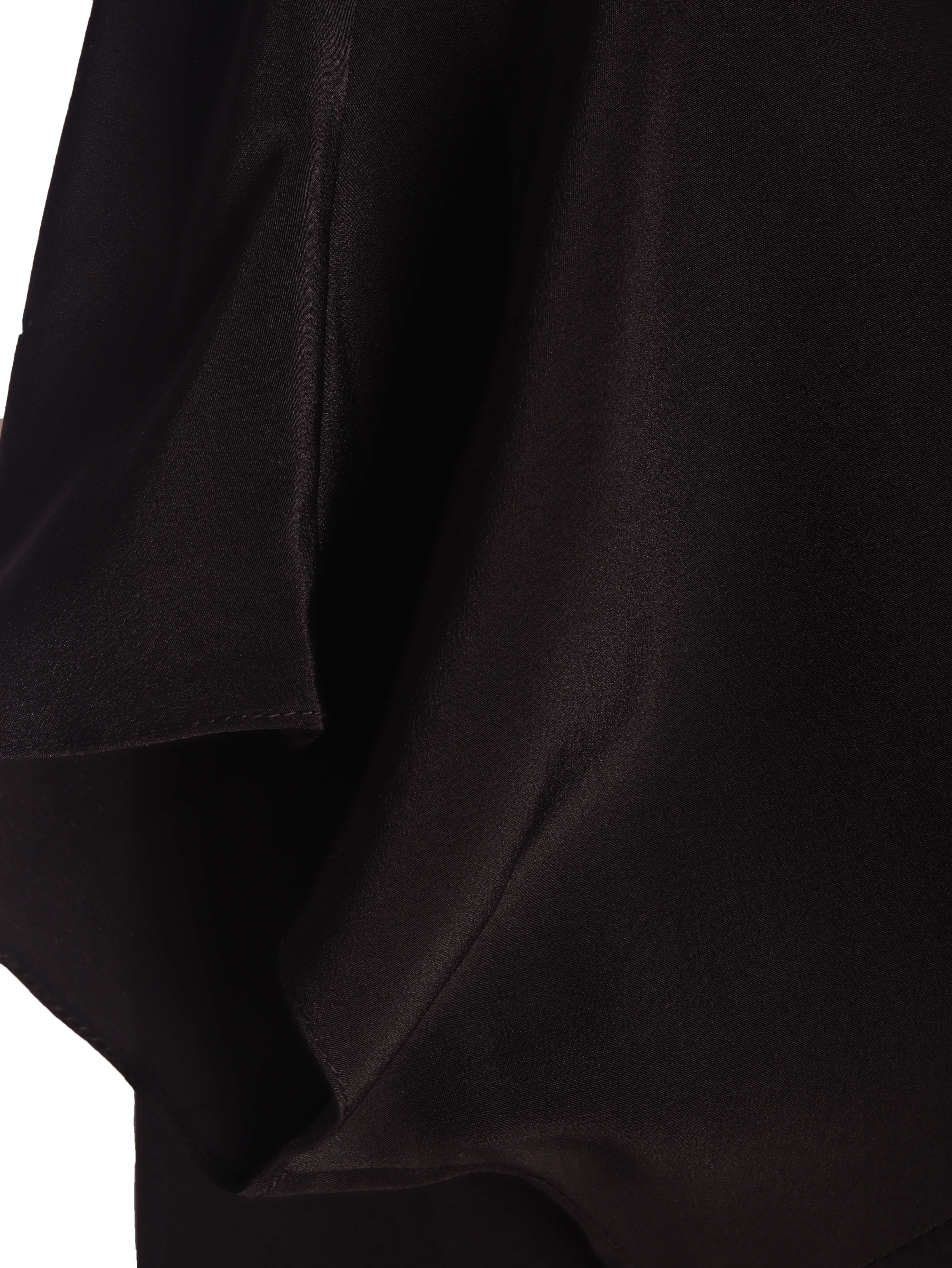 картинка Блузка черный магазина шелковый одежды и аксессуаров